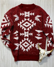 The Western Holiday Sweater {Red}
