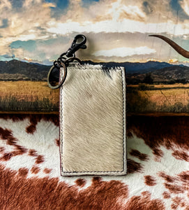 Cowhide Card Holder/Keychain