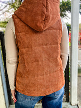 The McNellie Corduroy Vest {Rust}