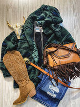 The Jackson Hooded Fleece Jacket {Hunter Green}