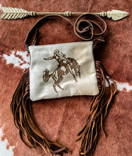 Buckin’ Horse Fringe Leather Purse