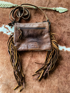 Buckin’ Horse Fringe Leather Purse