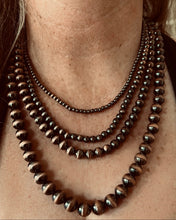 4 Strand Navajo Pearl Necklace Set {Copper}