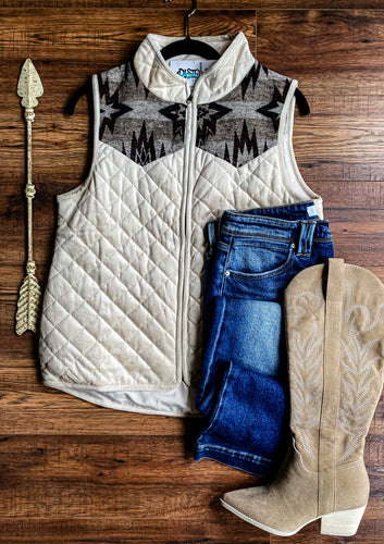The Timber Vest {Ivory}