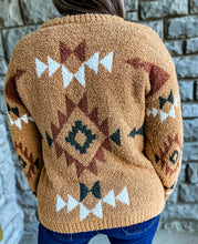 The Chandler Aztec Sweater {Caramel}