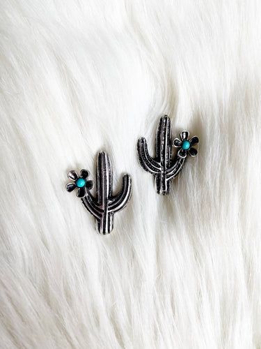 Flower Cactus Earrings