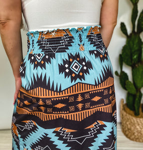 Cemi Aztec Maxi Skirt