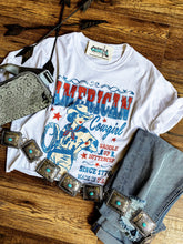 Vintage American Cowgirl Tee {White}