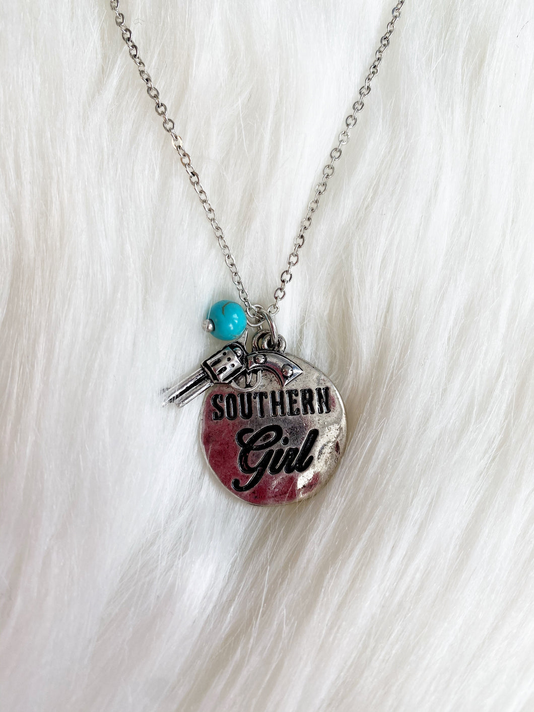 Southern Girl Silver Necklace Set