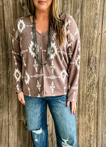 The Rancho Taupe Top