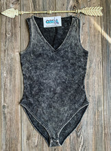 The Bodie Mineral Wash Bodysuit {Black}