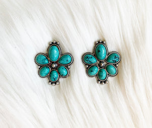 Valley Turquoise Stud Earrings