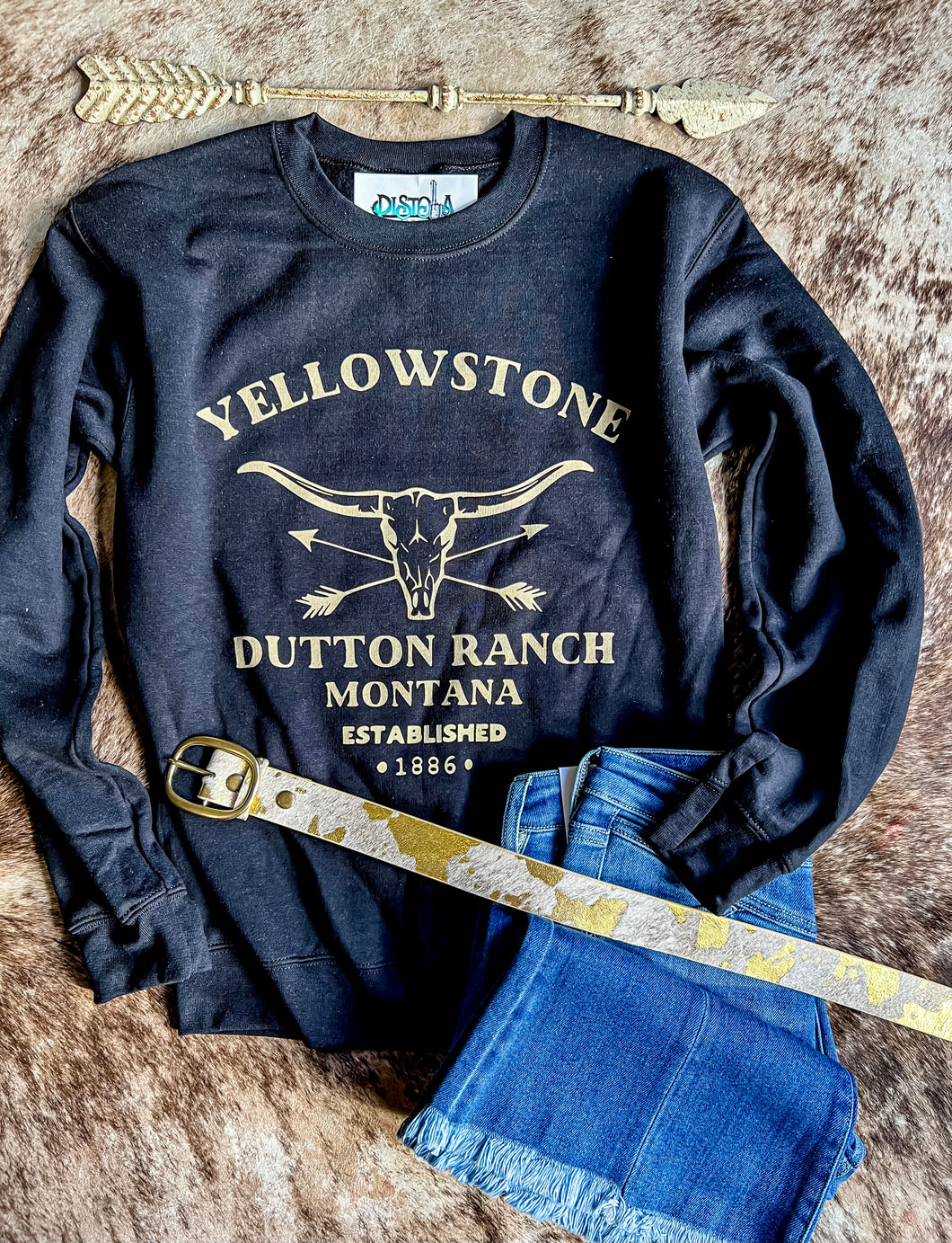 Dutton Ranch Sweatshirt {Black}