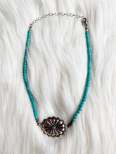 Tarleton Turquoise Concho Necklace
