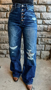 The Whitley Wide Leg High Rise Jeans