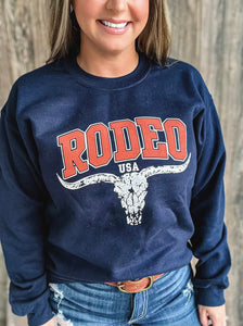 Navy Rodeo Sweatshirt
