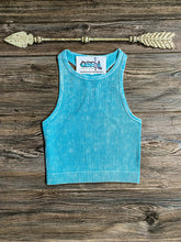 Ribbed Crop Tank {Turquoise}
