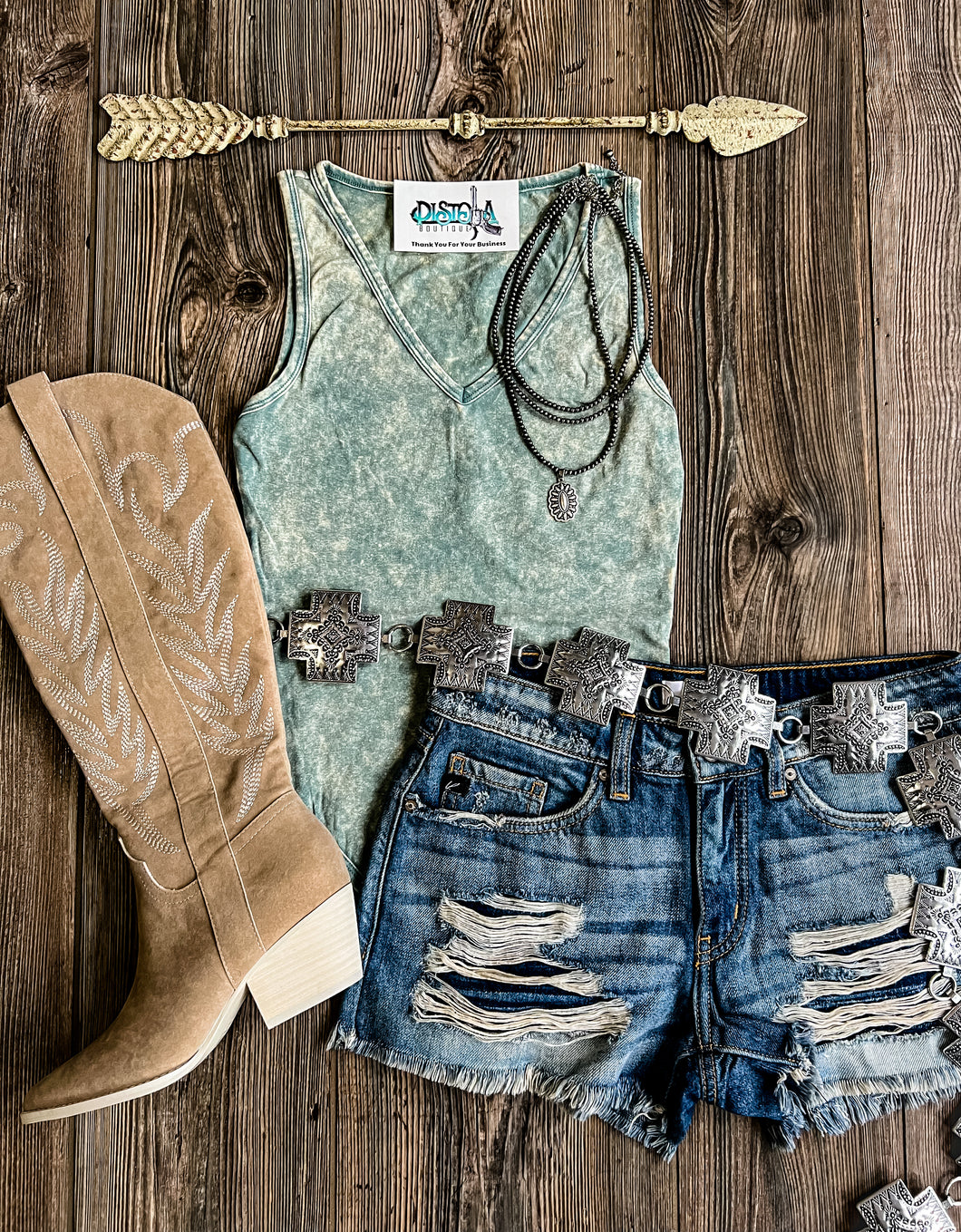 The Bodie Mineral Wash Bodysuit {Teal Ash}