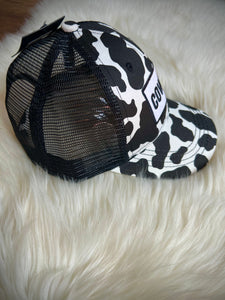 Cowgirl Hat {Black and White}