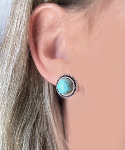 Kansas Turquoise Stud Earrings