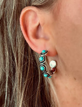 The West Hoop Earrings {Turquoise}