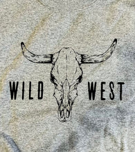 Grey Wild West Longhorn Sweatshirt