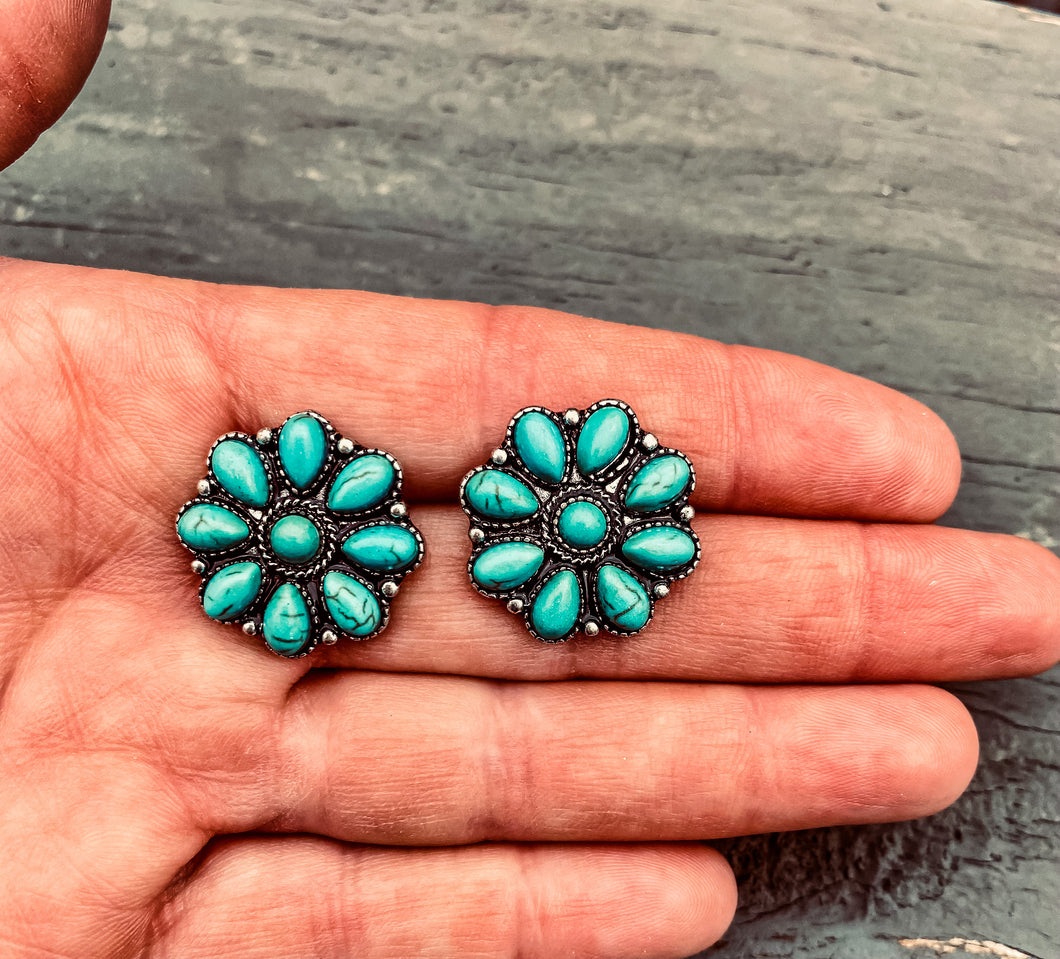 Wynn Turquoise Stud Earrings